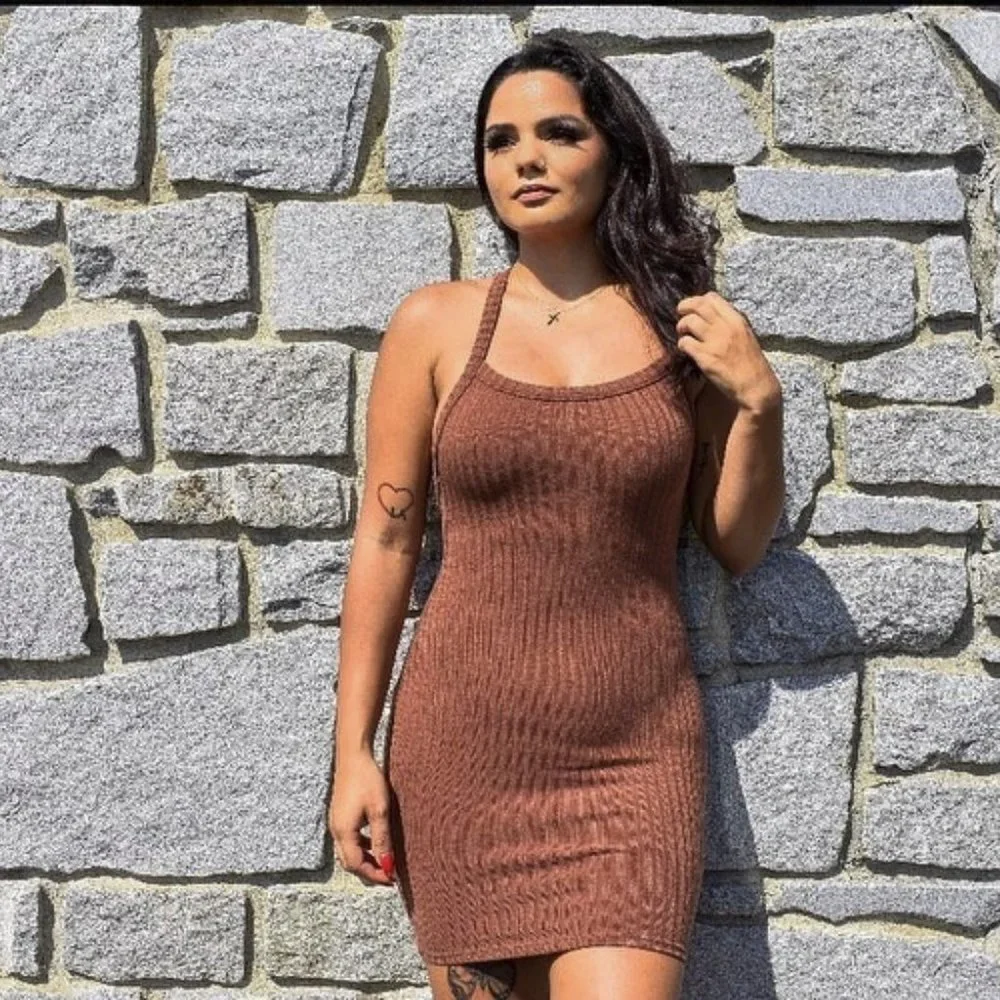 LoveLA Lexi Cross Strap Mini Dress Size L NWT - Picture 10 of 12